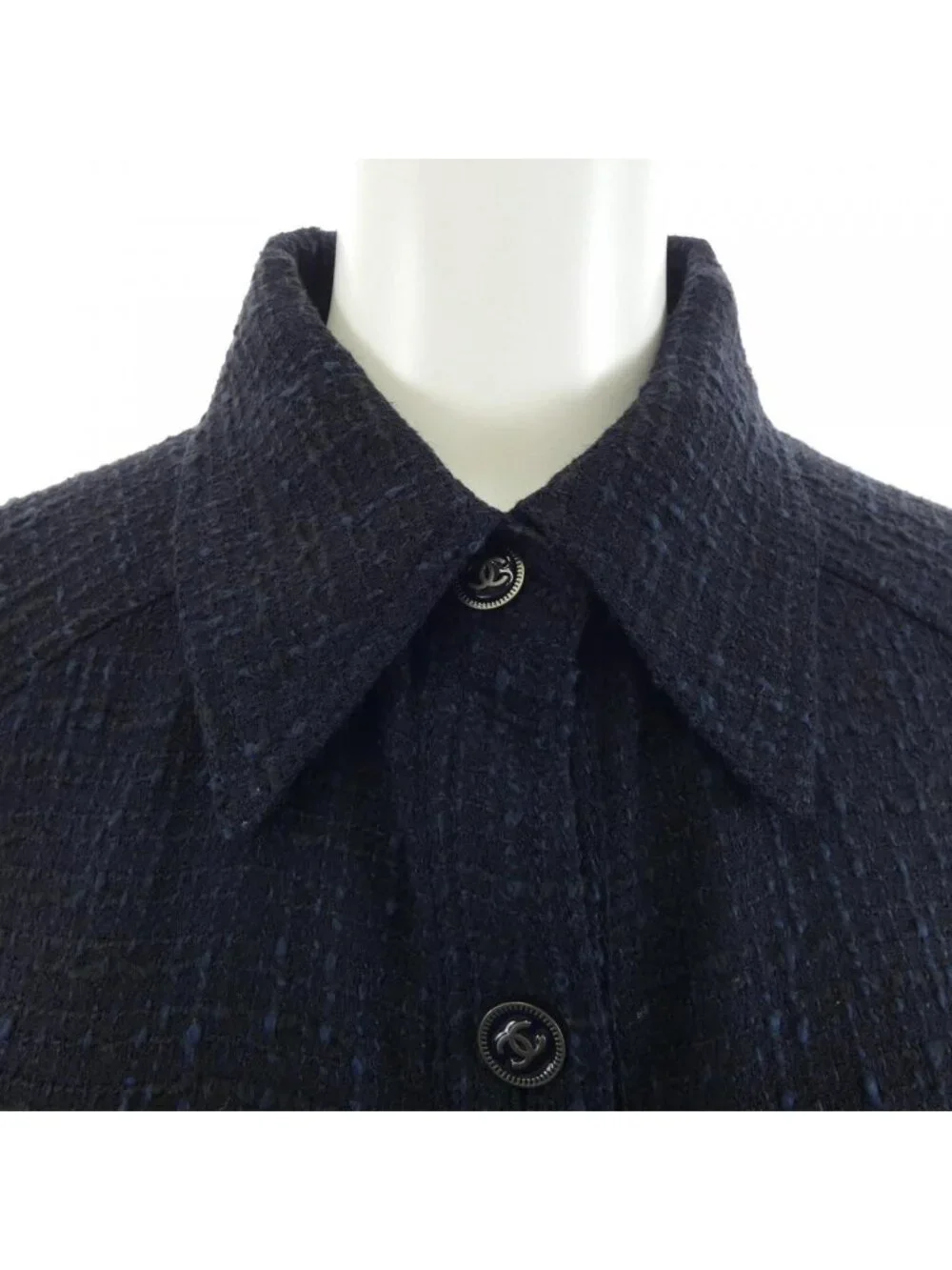 Chanel 01P Vintage Shirt Navy